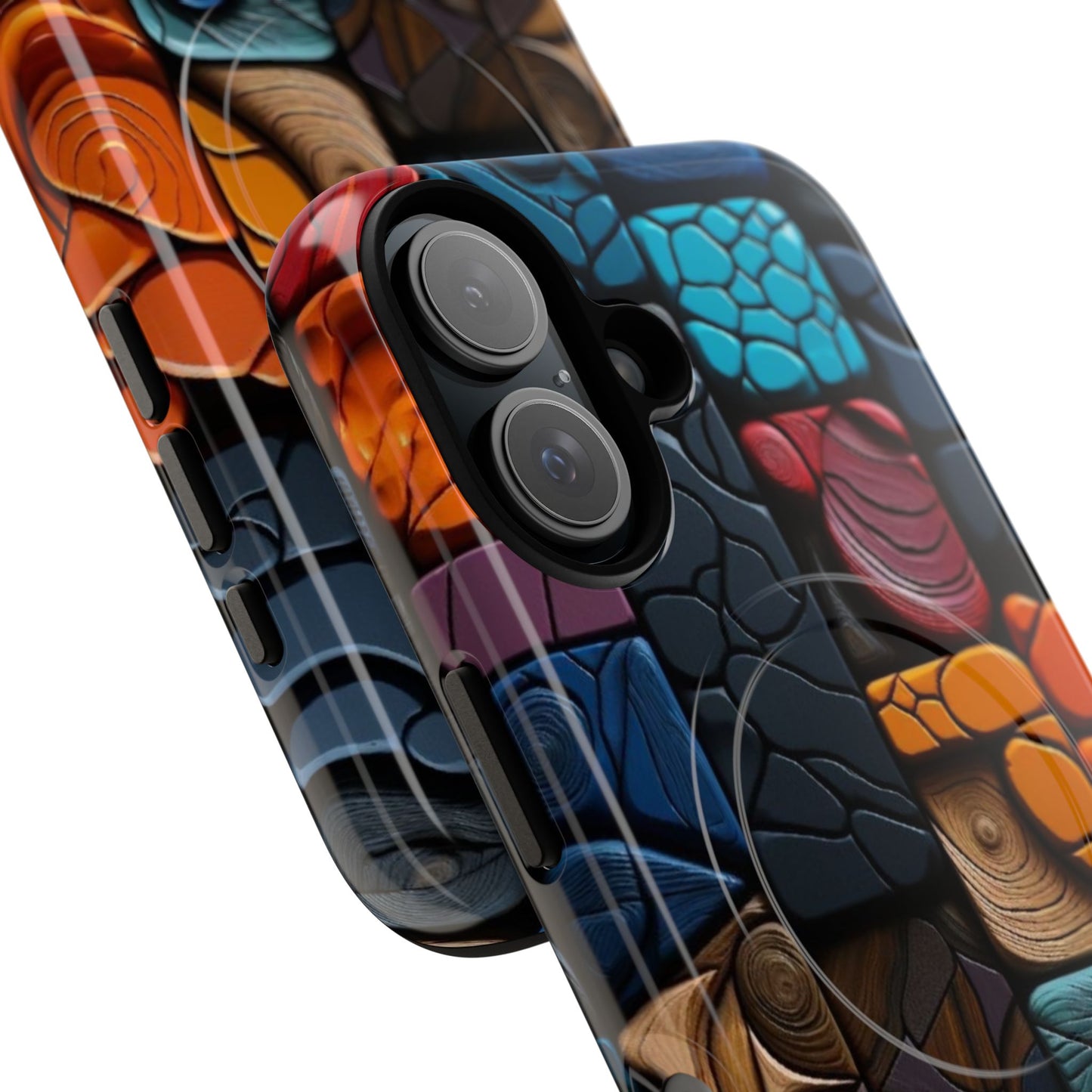 Artistic Tough Magnetic Phone Cases - Unique Design for Trendsetters