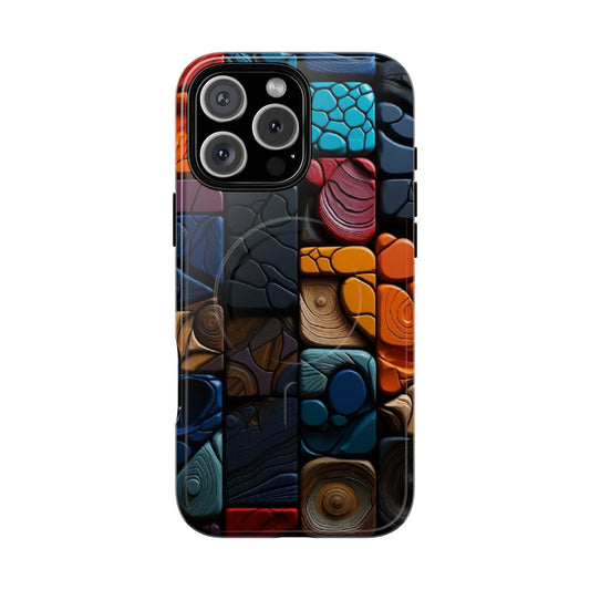 Artistic Tough Magnetic Phone Cases - Unique Design for Trendsetters