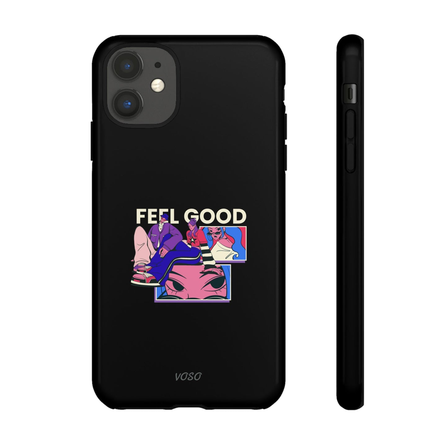 Feel Good Tough Phone Case - Stylish Protection for Trendsetters