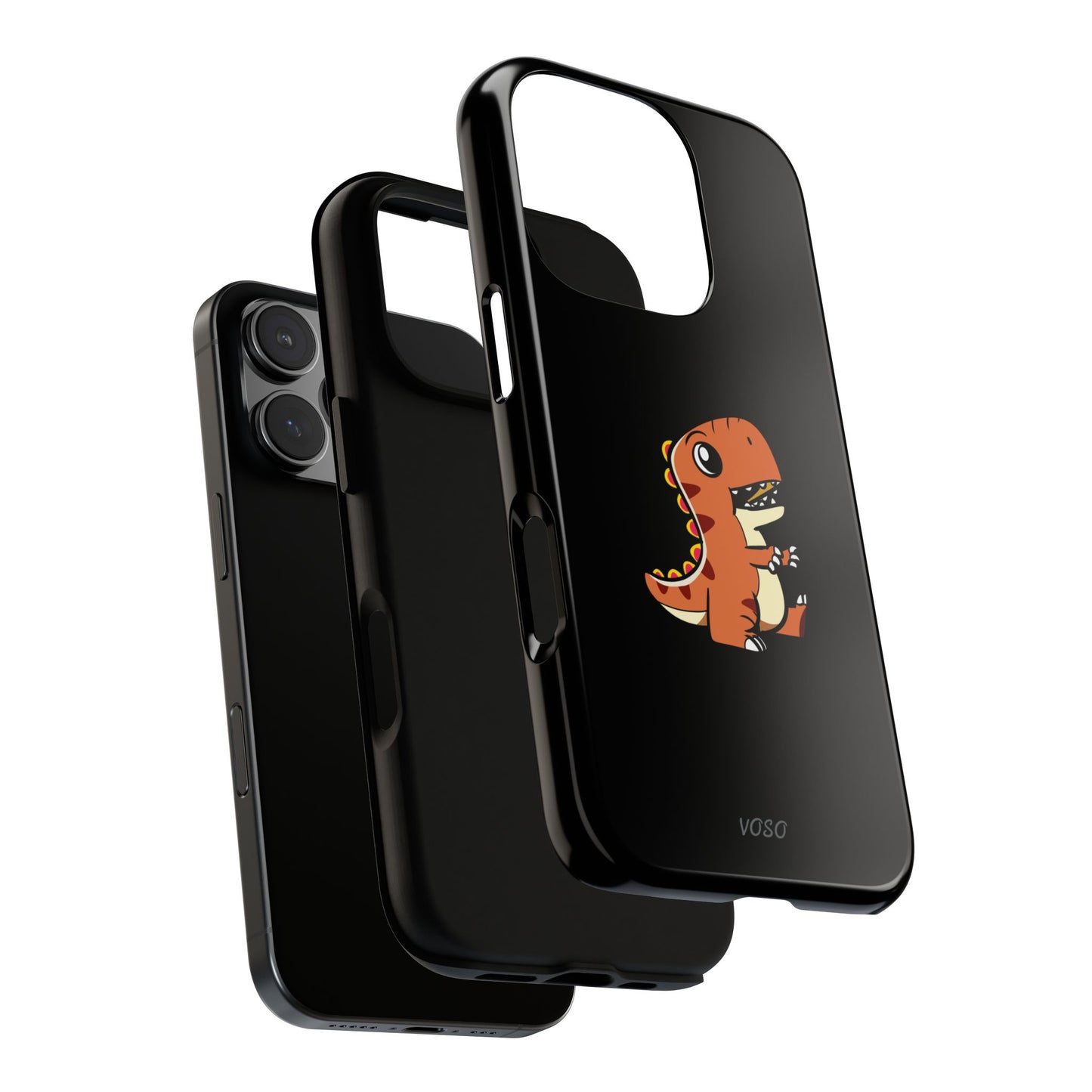 Dinosaur Tough Case for Kids - Rugged Phone Protection with Cute T-Rex Design