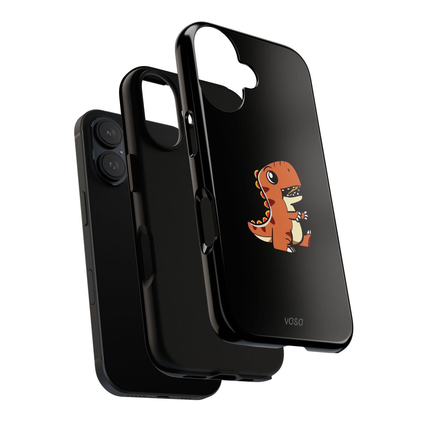 Dinosaur Tough Case for Kids - Rugged Phone Protection with Cute T-Rex Design