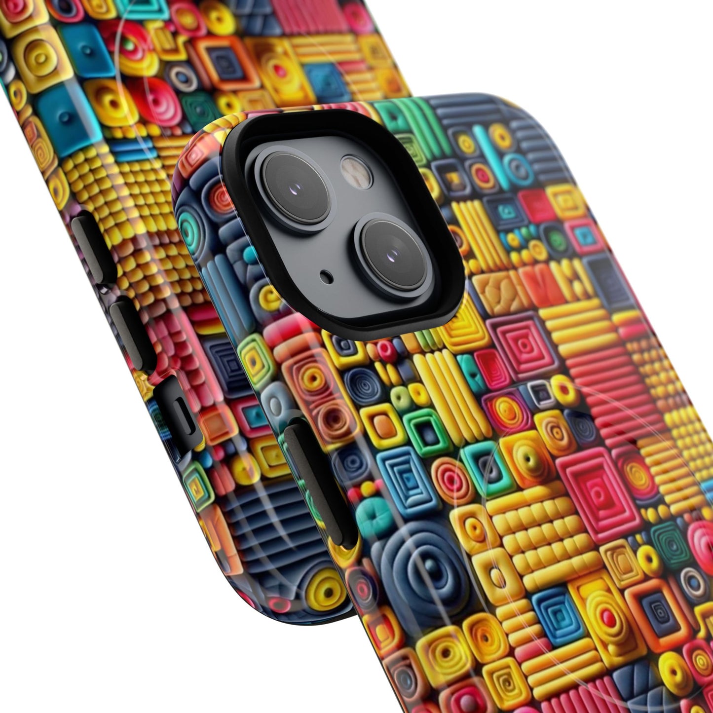 Colorful Tough Magnetic Phone Case - Vibrant & Durable Design