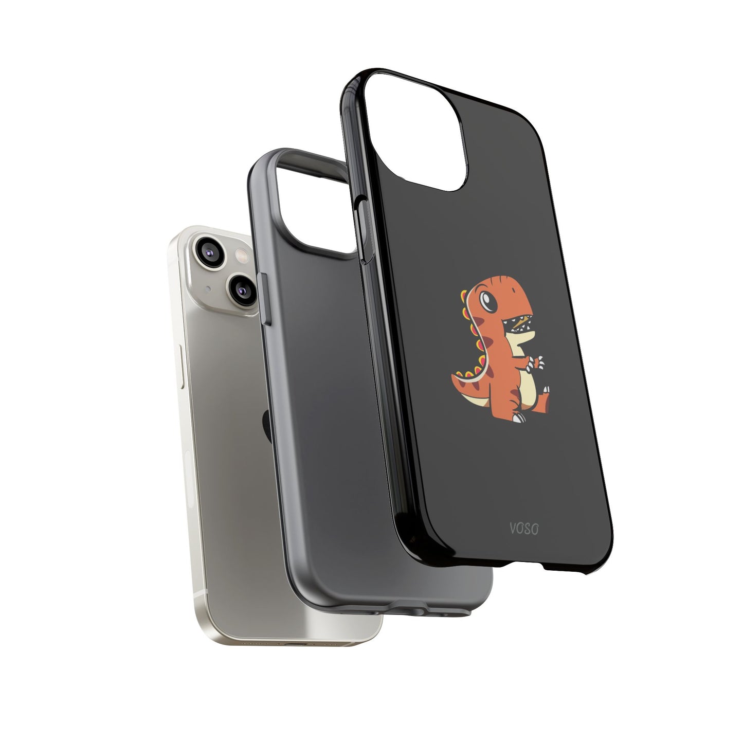 Dinosaur Tough Case for Kids - Rugged Phone Protection with Cute T-Rex Design