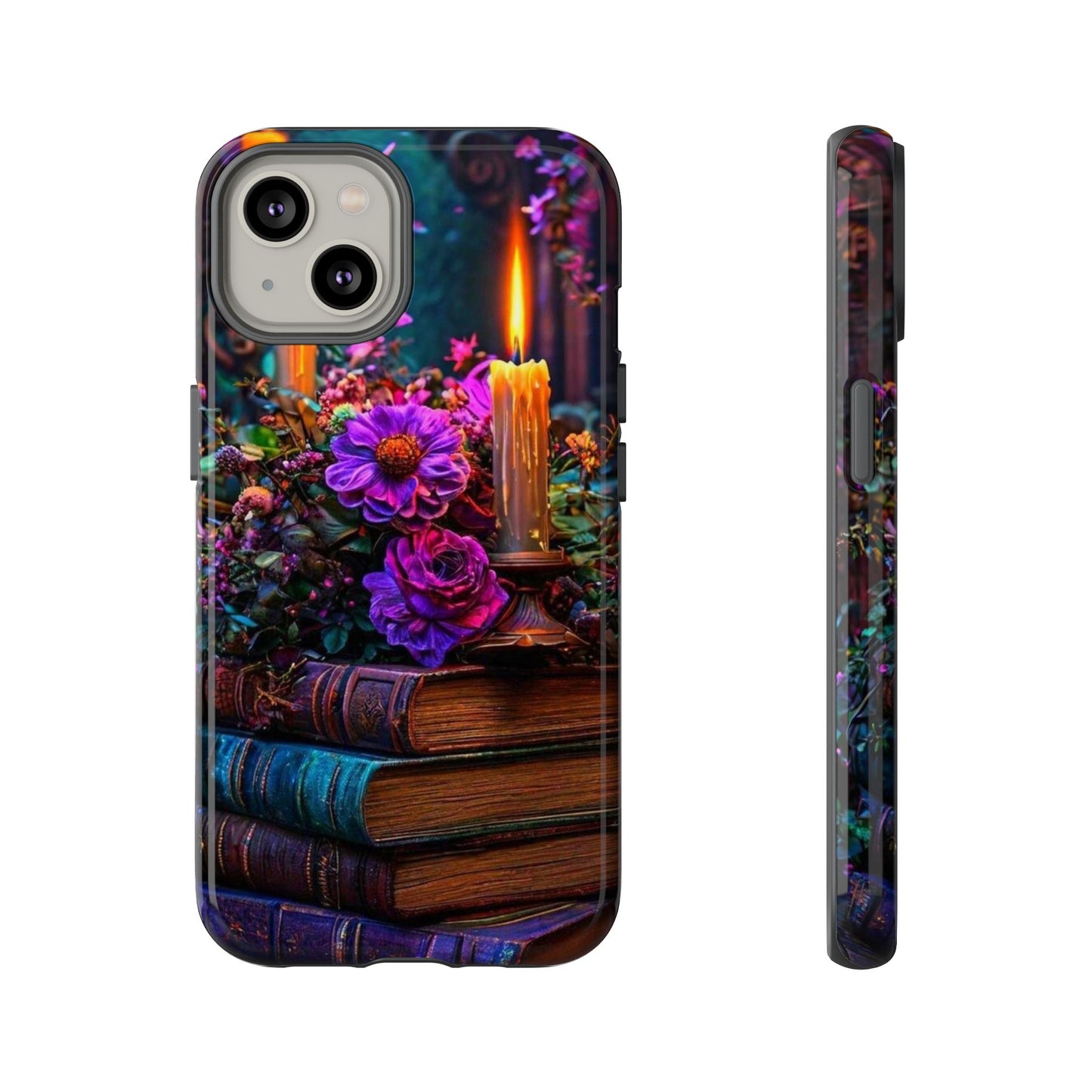 Enchanted Floral Book Phone Case - Stylish Protection for Book Lovers