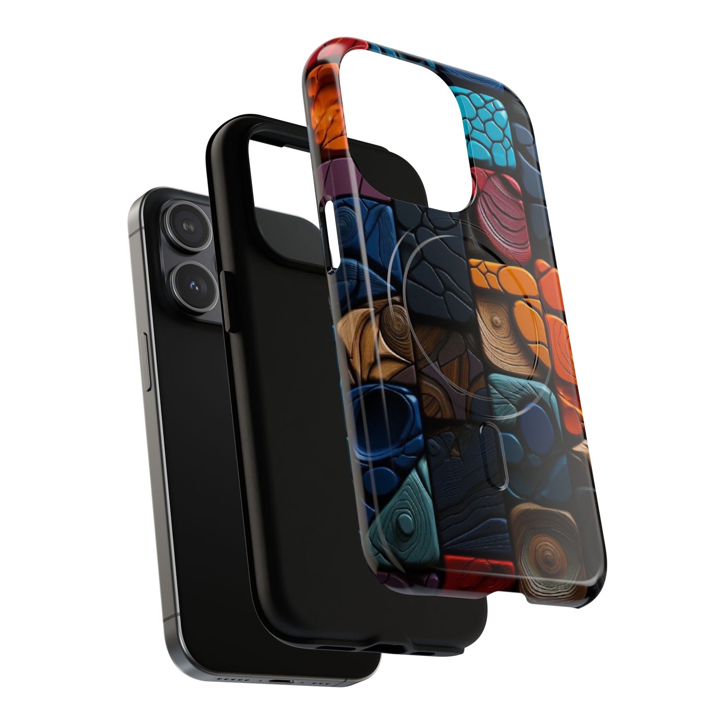 Artistic Tough Magnetic Phone Cases - Unique Design for Trendsetters