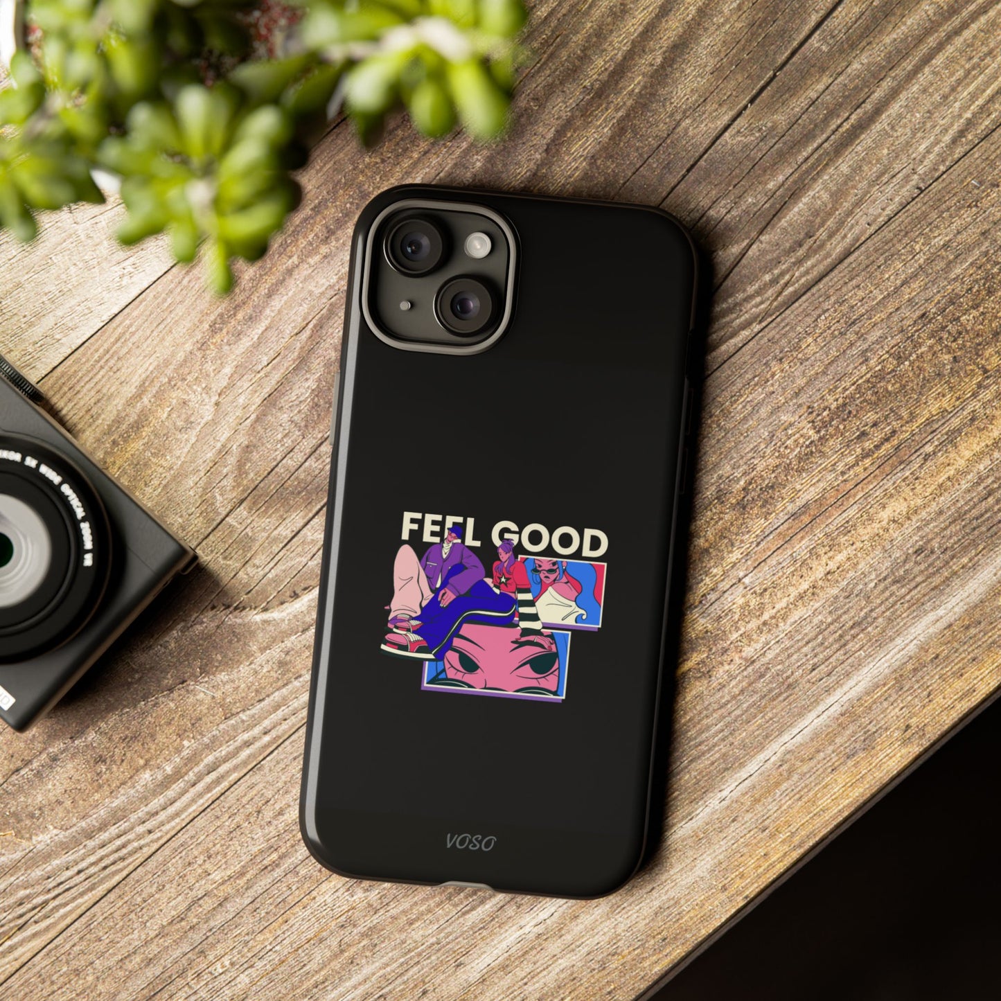 Feel Good Tough Phone Case - Stylish Protection for Trendsetters