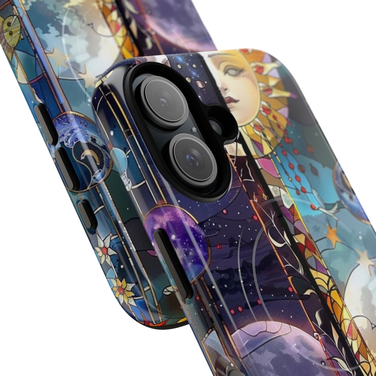 Artistic Tough Magnetic Phone Case - Celestial Design