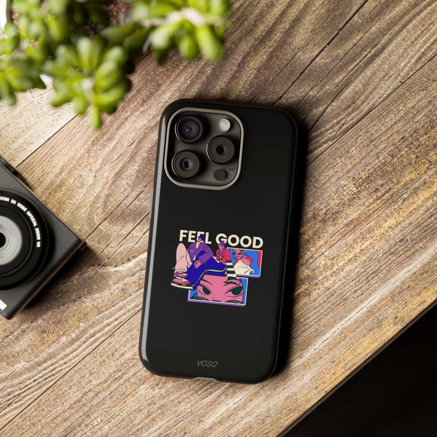 Feel Good Tough Phone Case - Stylish Protection for Trendsetters