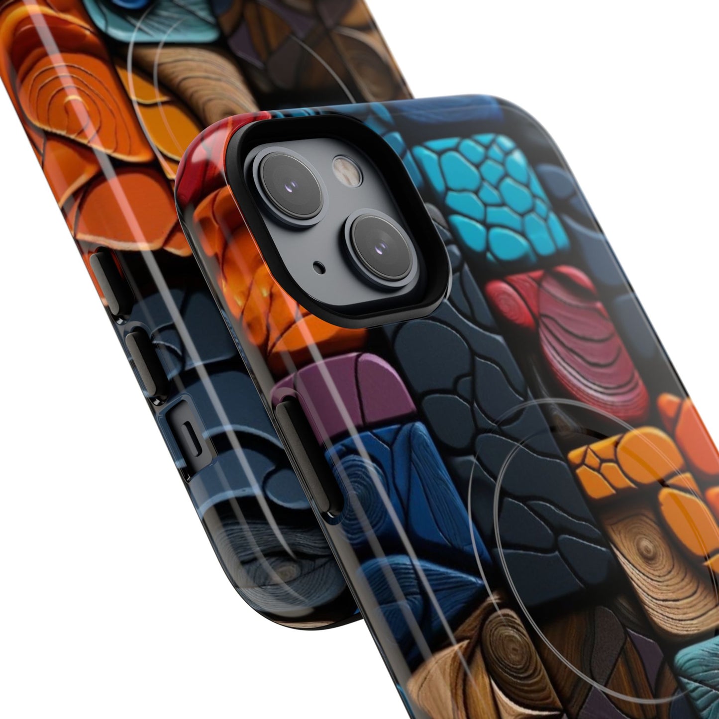 Artistic Tough Magnetic Phone Cases - Unique Design for Trendsetters