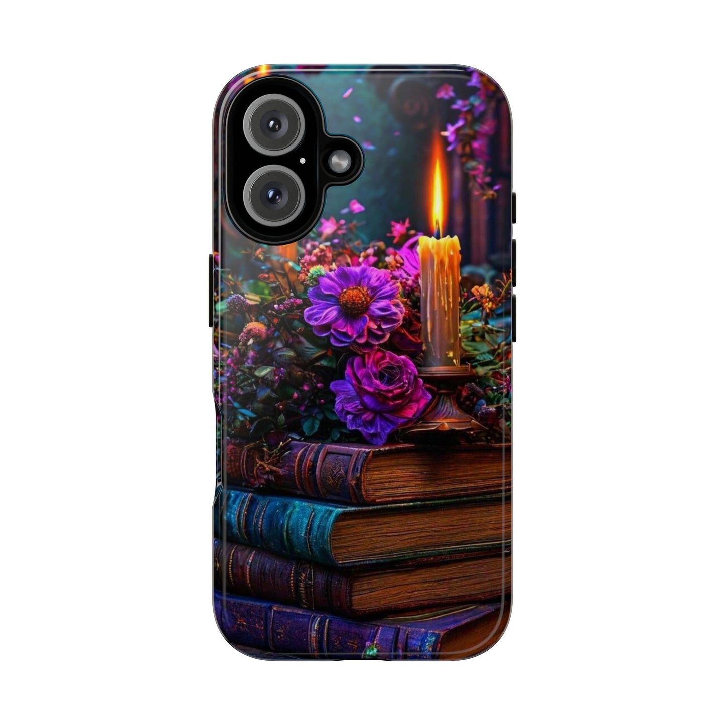 Enchanted Floral Book Phone Case - Stylish Protection for Book Lovers