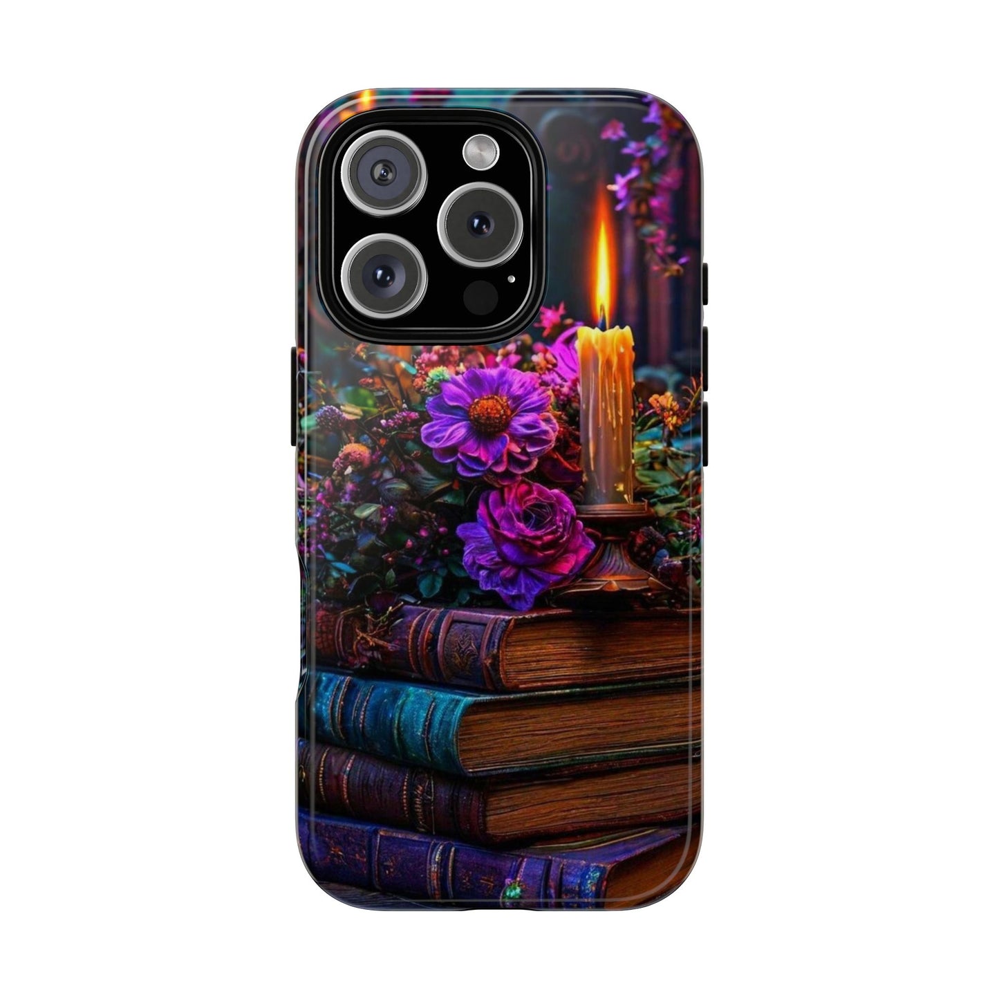 Enchanted Floral Book Phone Case - Stylish Protection for Book Lovers