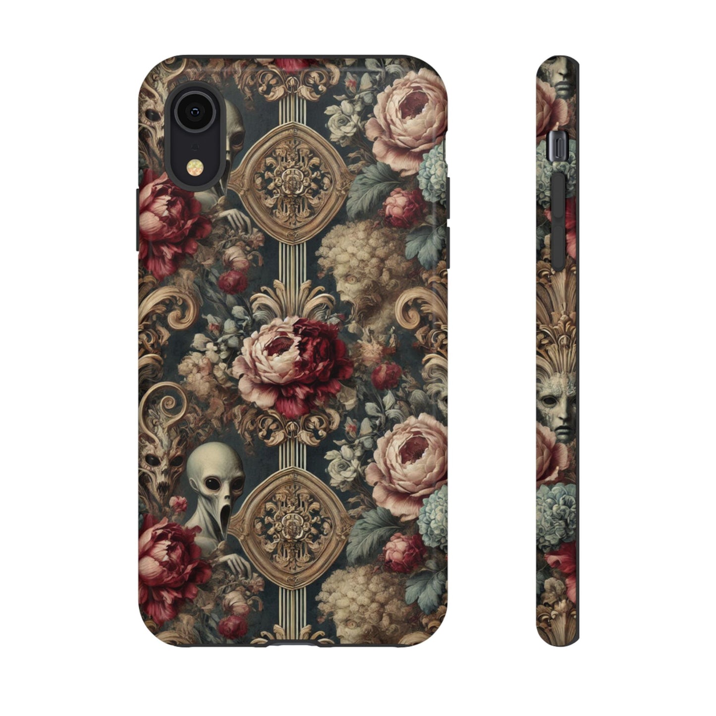 Elegant Alien Floral Phone Case - Tough Cases for Unique Style