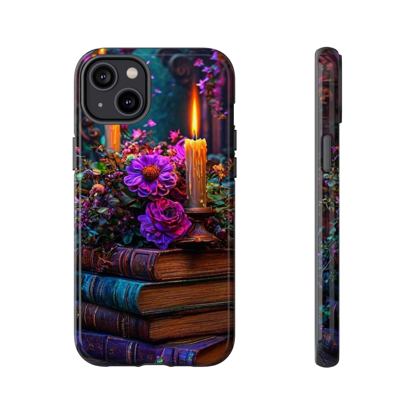 Enchanted Floral Book Phone Case - Stylish Protection for Book Lovers