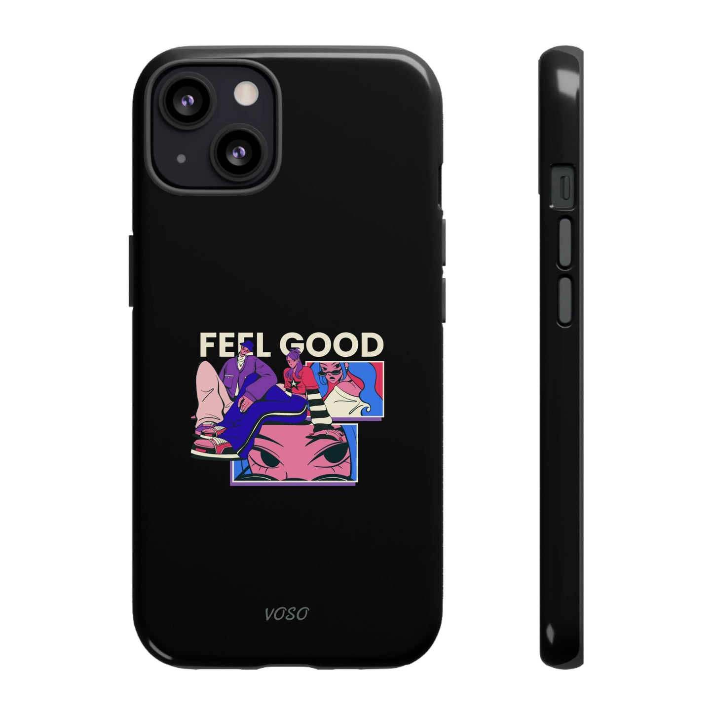 Feel Good Tough Phone Case - Stylish Protection for Trendsetters