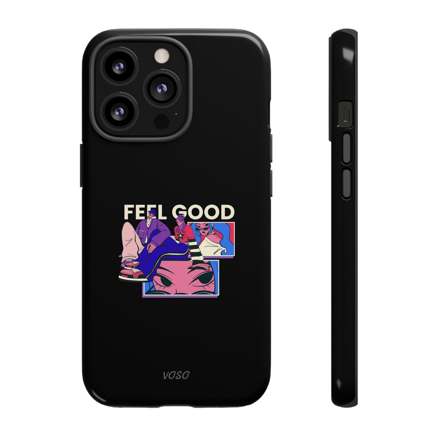 Feel Good Tough Phone Case - Stylish Protection for Trendsetters