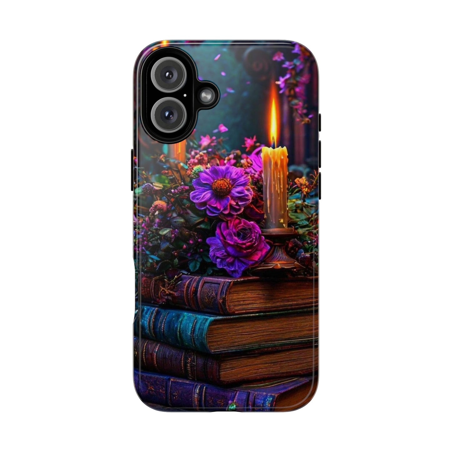 Enchanted Floral Book Phone Case - Stylish Protection for Book Lovers