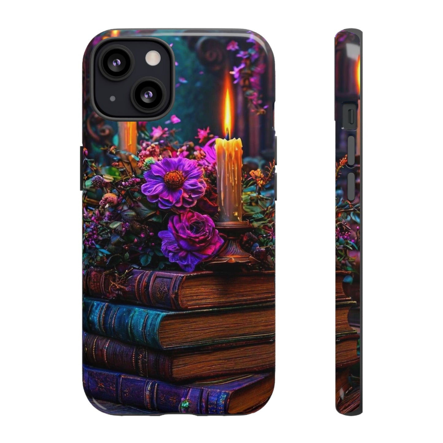 Enchanted Floral Book Phone Case - Stylish Protection for Book Lovers