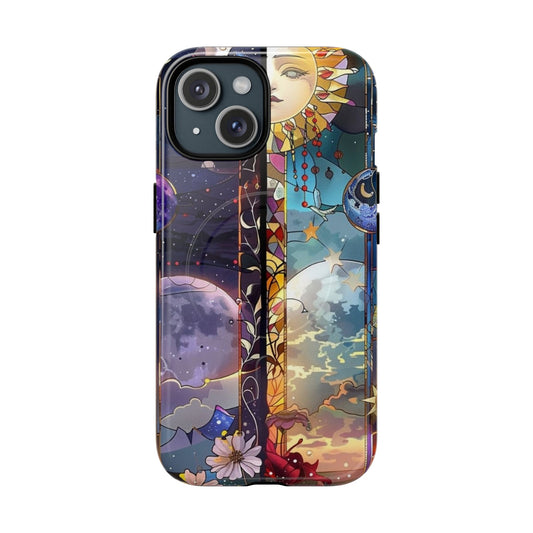 Artistic Tough Magnetic Phone Case - Celestial Design