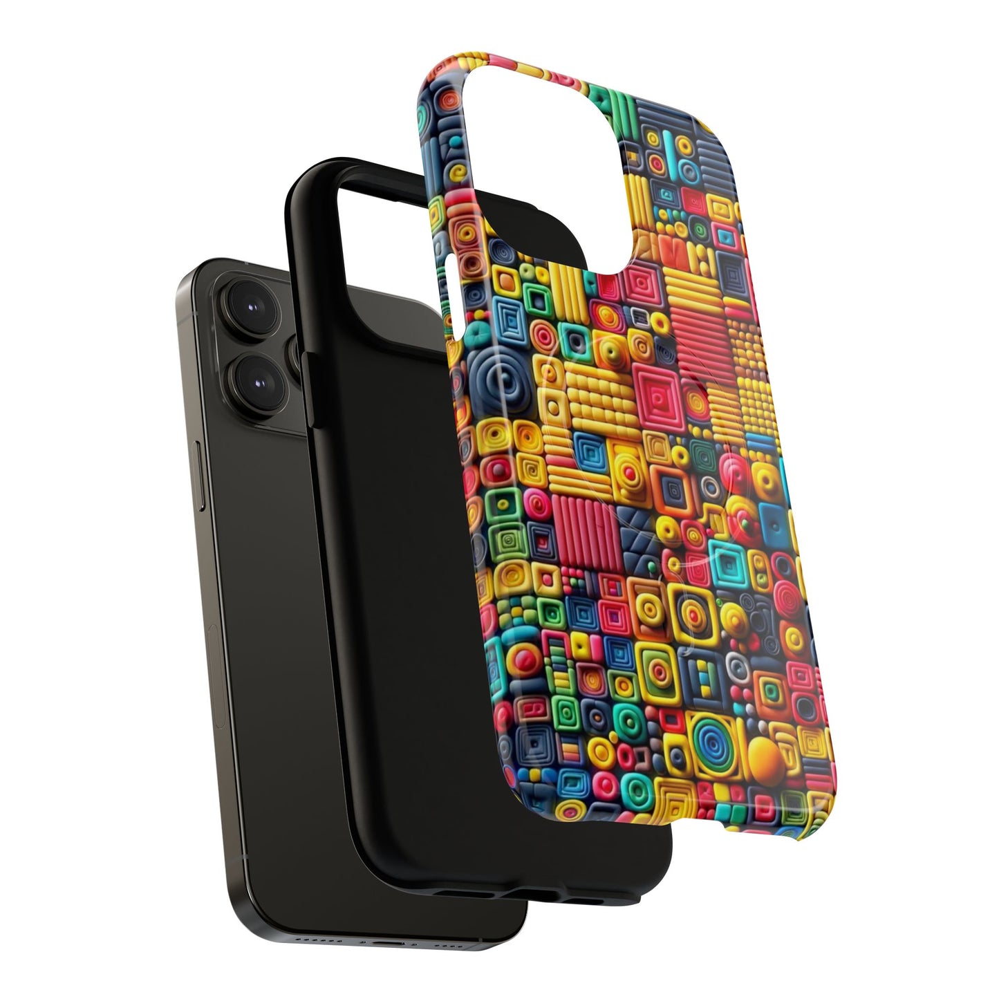 Colorful Tough Magnetic Phone Case - Vibrant & Durable Design