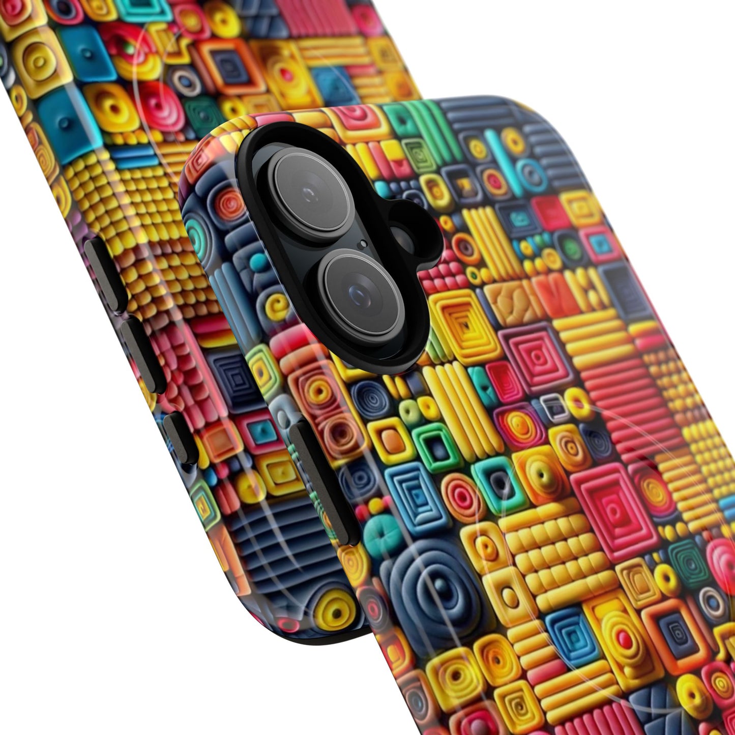 Colorful Tough Magnetic Phone Case - Vibrant & Durable Design