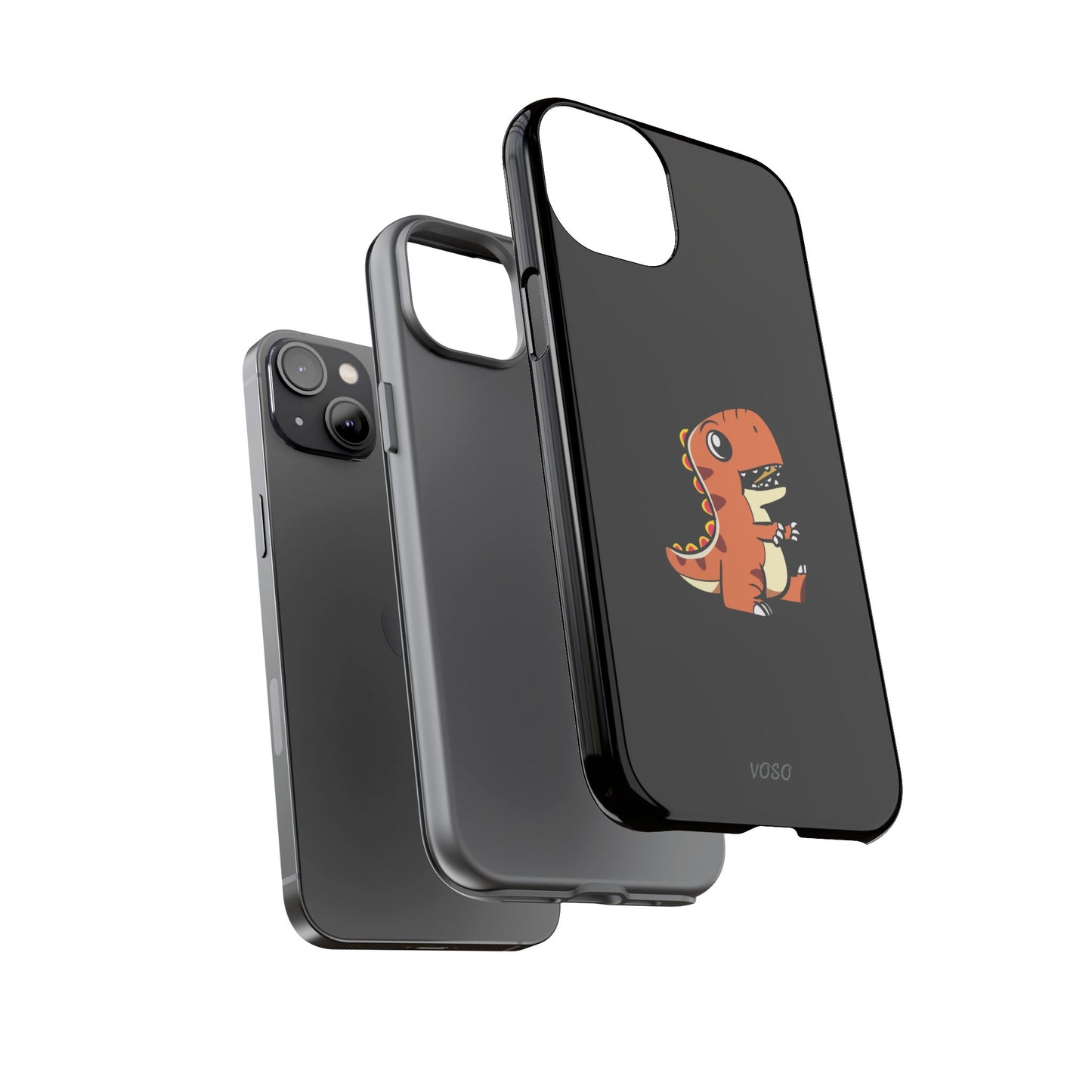 Dinosaur Tough Case for Kids - Rugged Phone Protection with Cute T-Rex Design