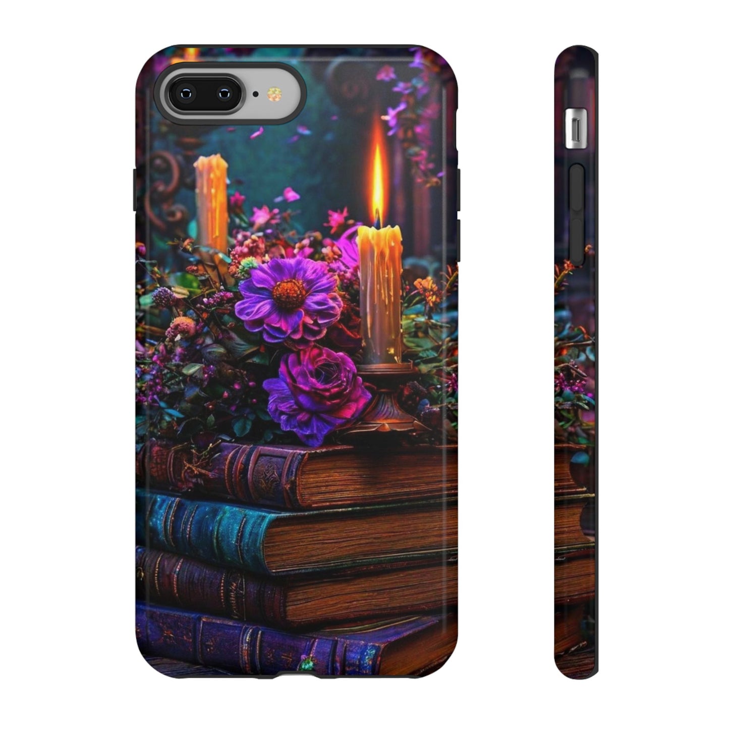 Enchanted Floral Book Phone Case - Stylish Protection for Book Lovers