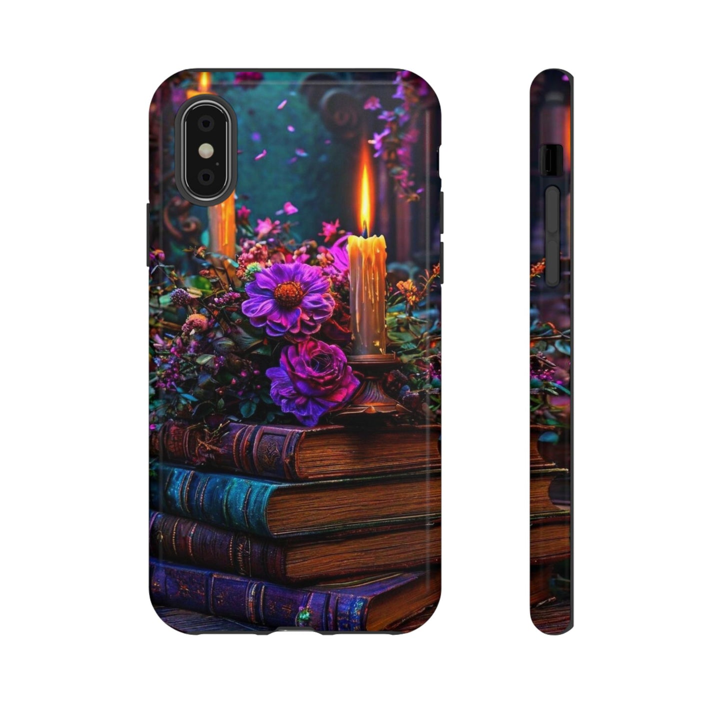 Enchanted Floral Book Phone Case - Stylish Protection for Book Lovers