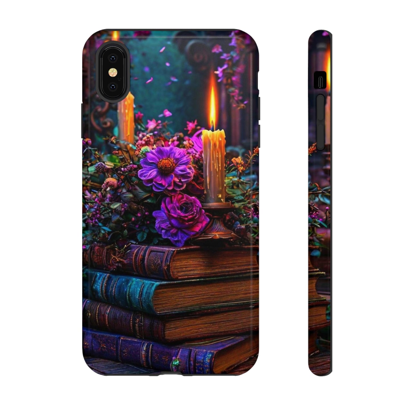 Enchanted Floral Book Phone Case - Stylish Protection for Book Lovers