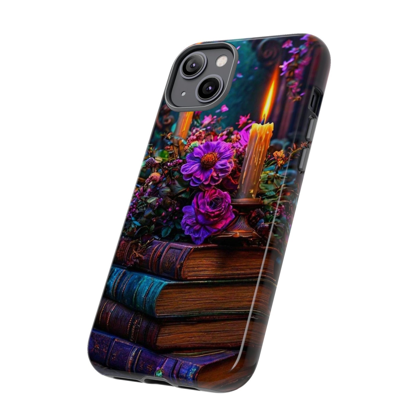 Enchanted Floral Book Phone Case - Stylish Protection for Book Lovers