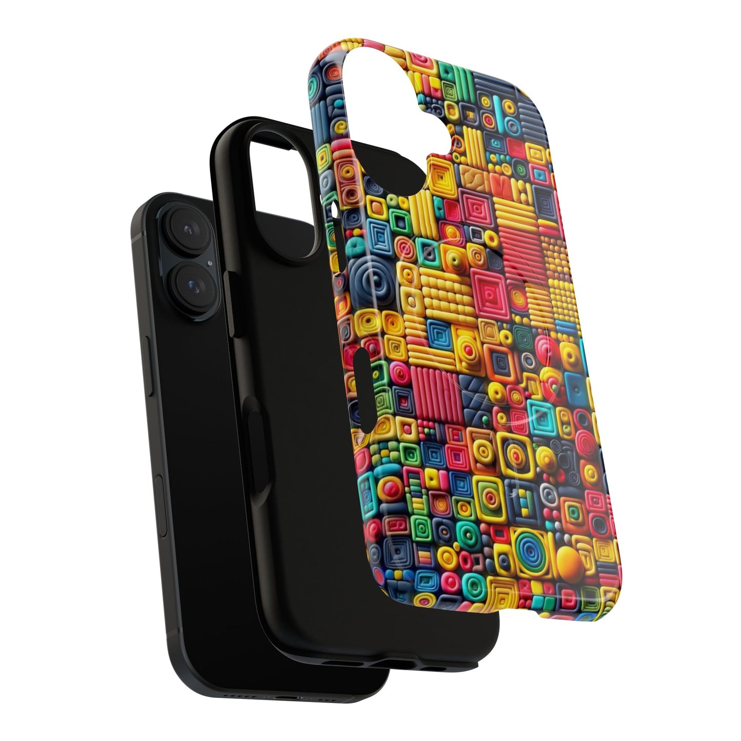 Colorful Tough Magnetic Phone Case - Vibrant & Durable Design