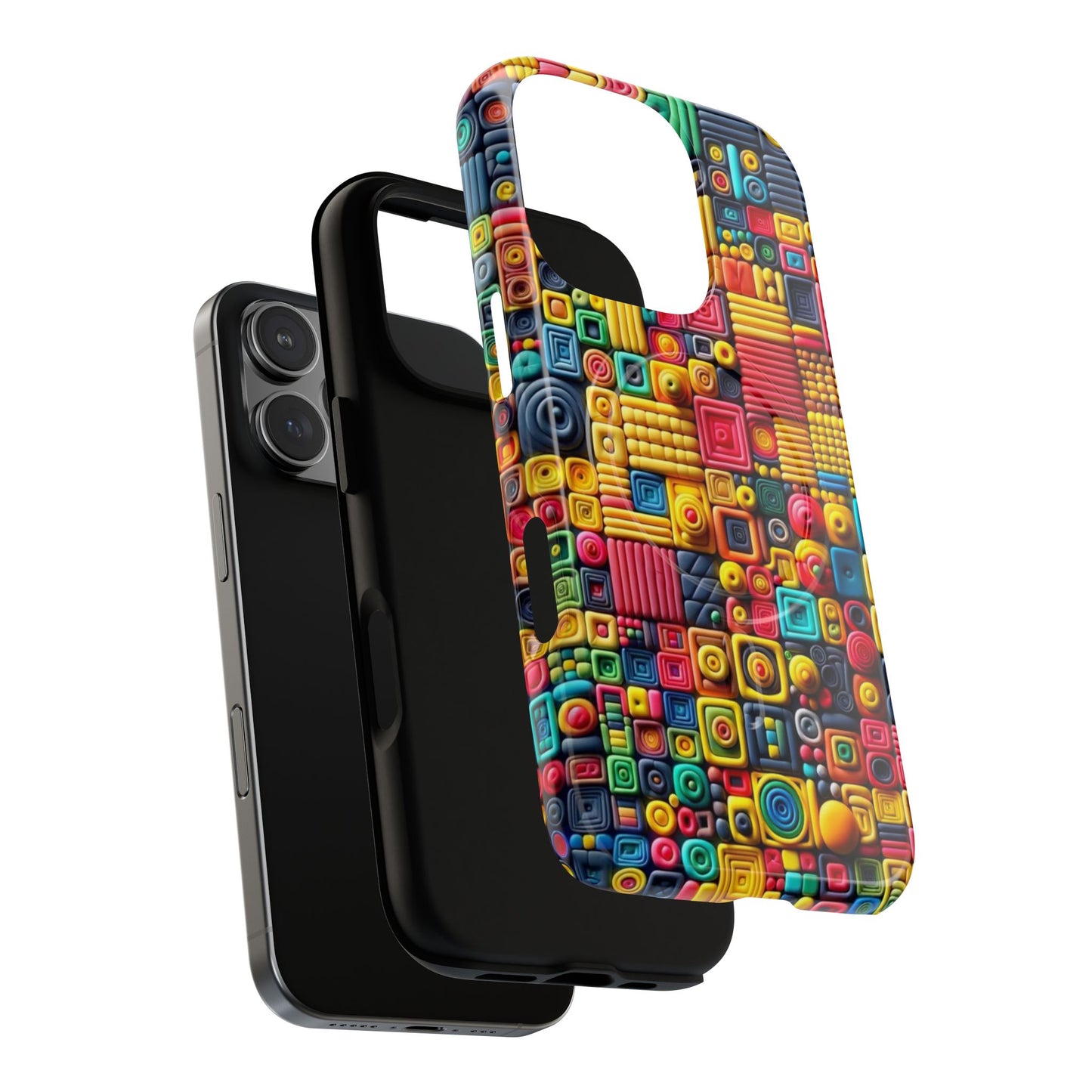 Colorful Tough Magnetic Phone Case - Vibrant & Durable Design