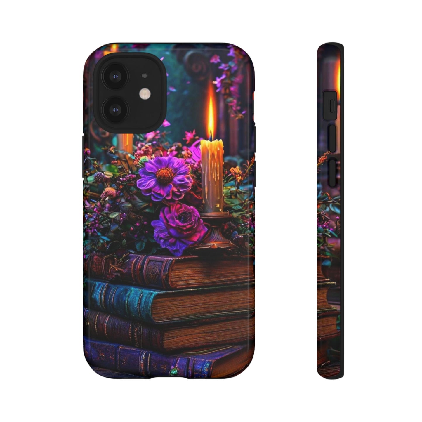 Enchanted Floral Book Phone Case - Stylish Protection for Book Lovers