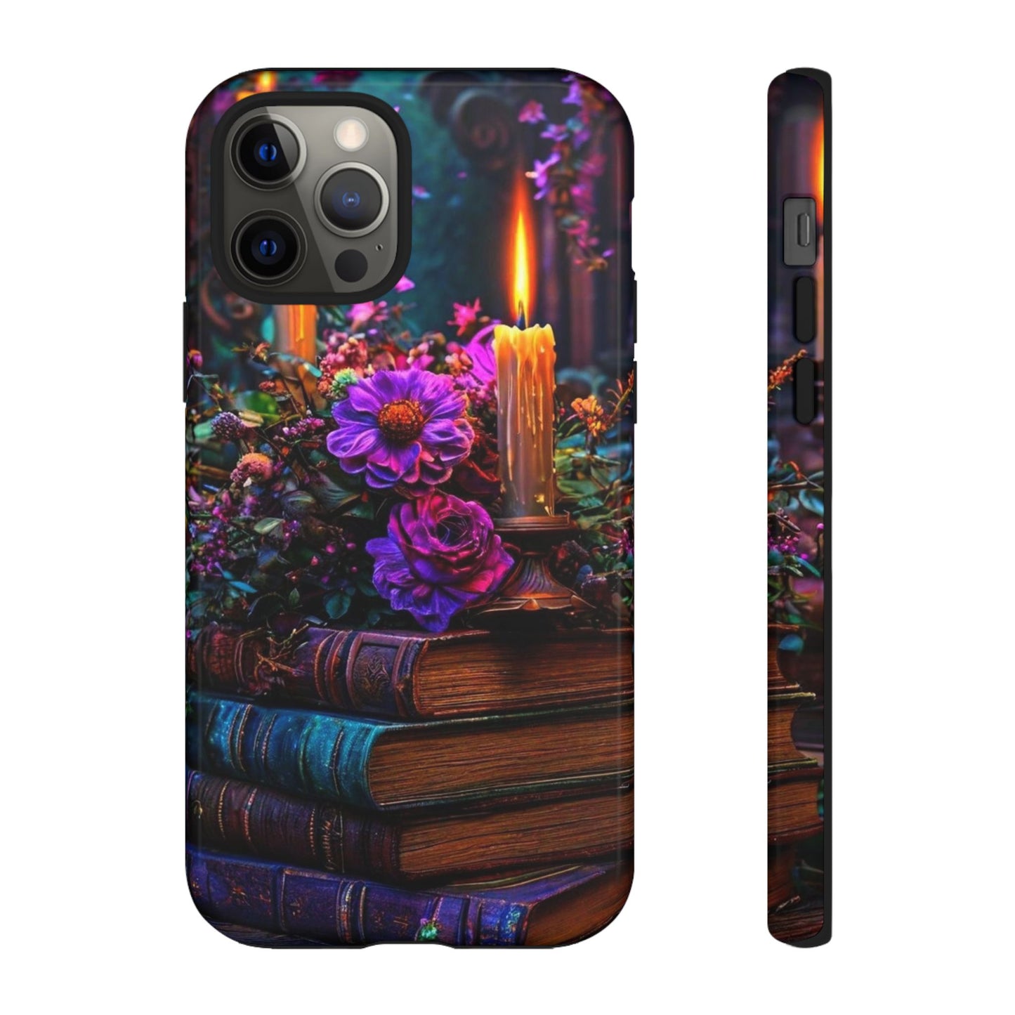 Enchanted Floral Book Phone Case - Stylish Protection for Book Lovers