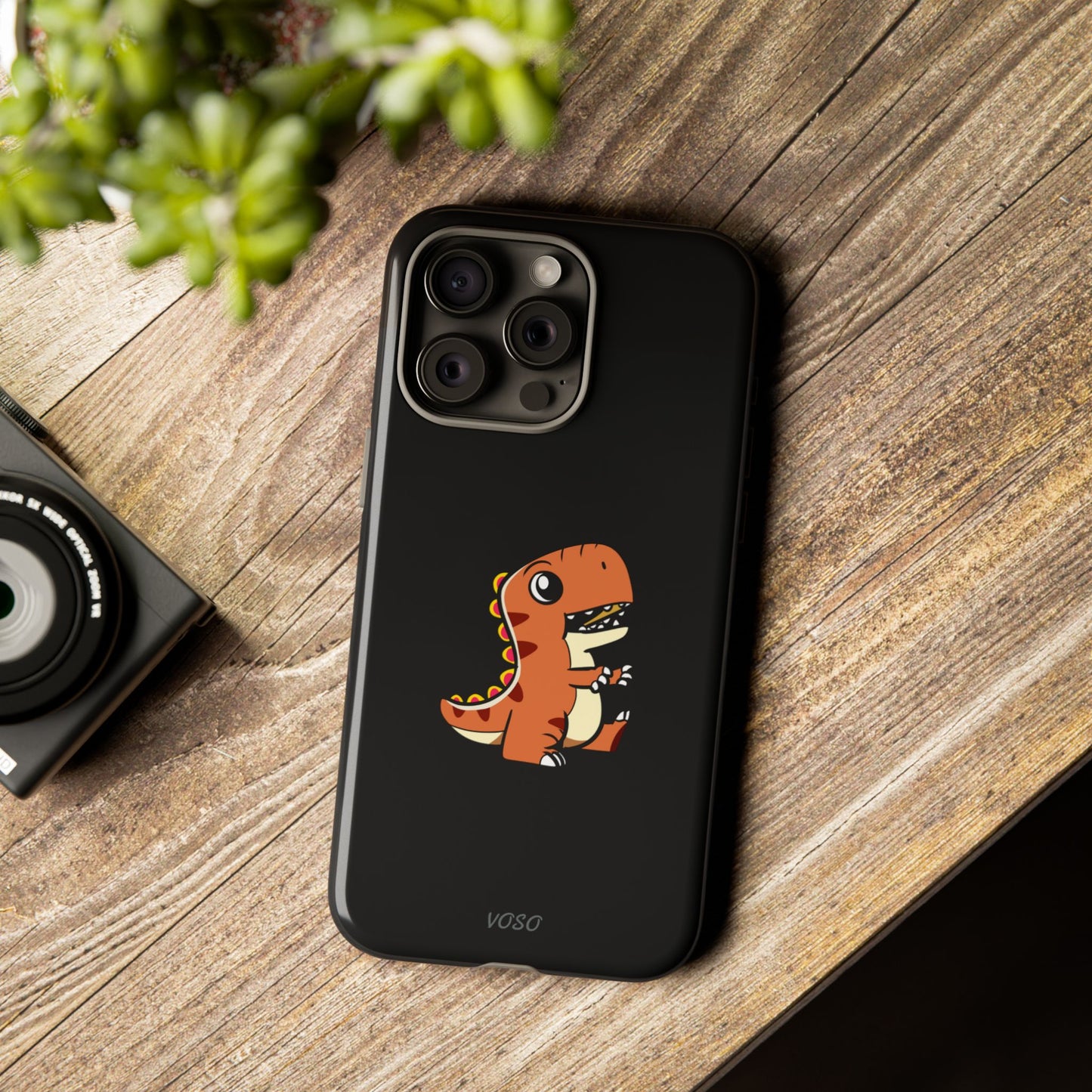 Dinosaur Tough Case for Kids - Rugged Phone Protection with Cute T-Rex Design