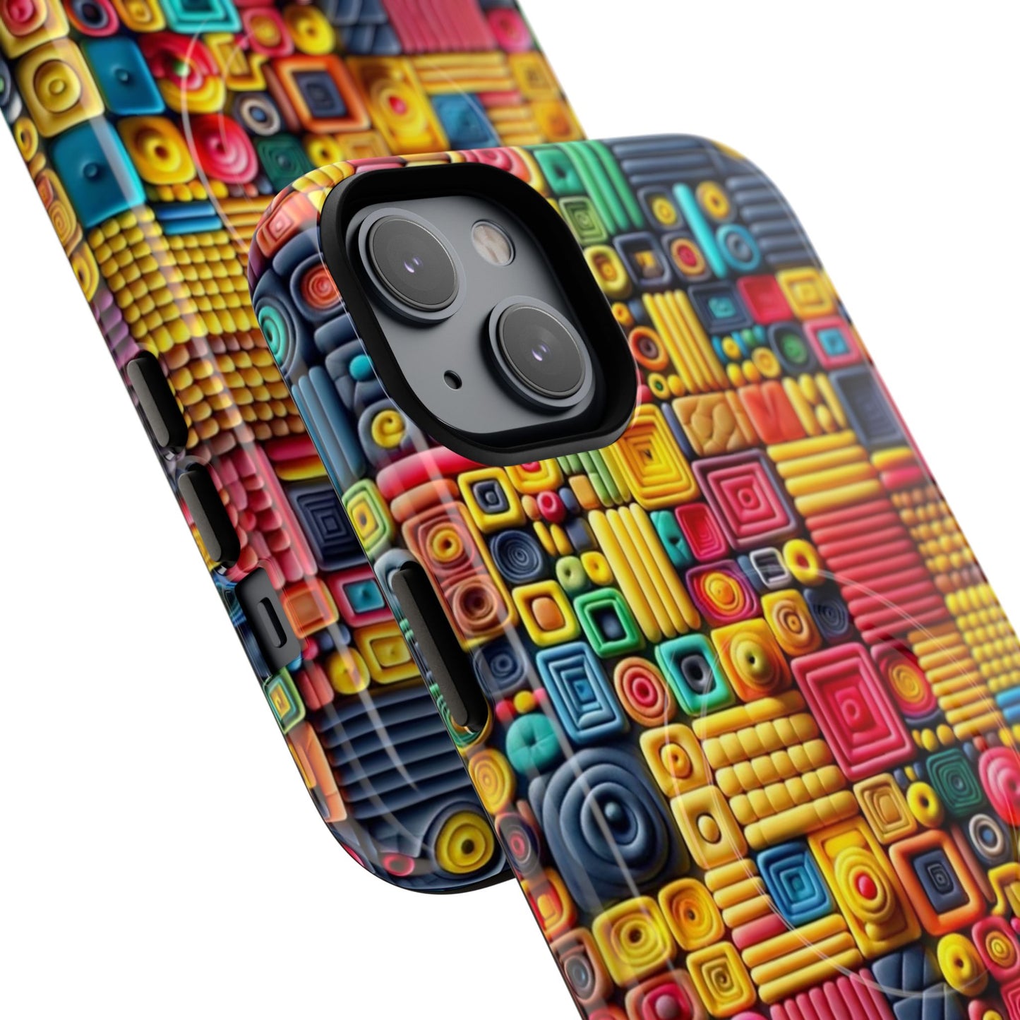 Colorful Tough Magnetic Phone Case - Vibrant & Durable Design