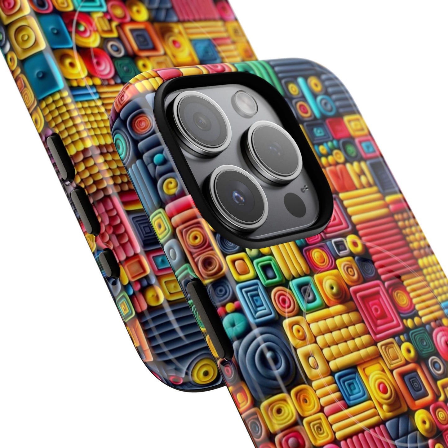 Colorful Tough Magnetic Phone Case - Vibrant & Durable Design