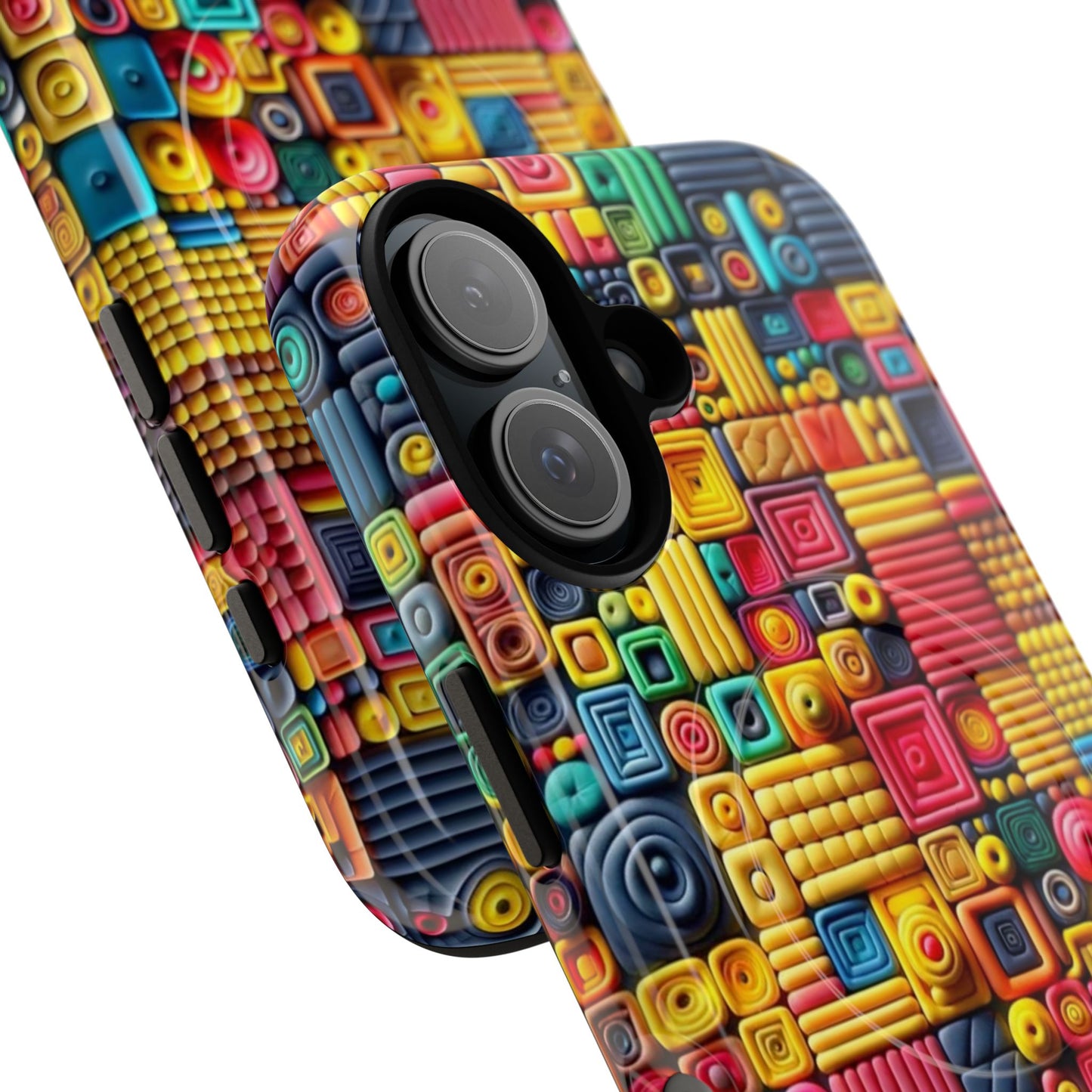 Colorful Tough Magnetic Phone Case - Vibrant & Durable Design