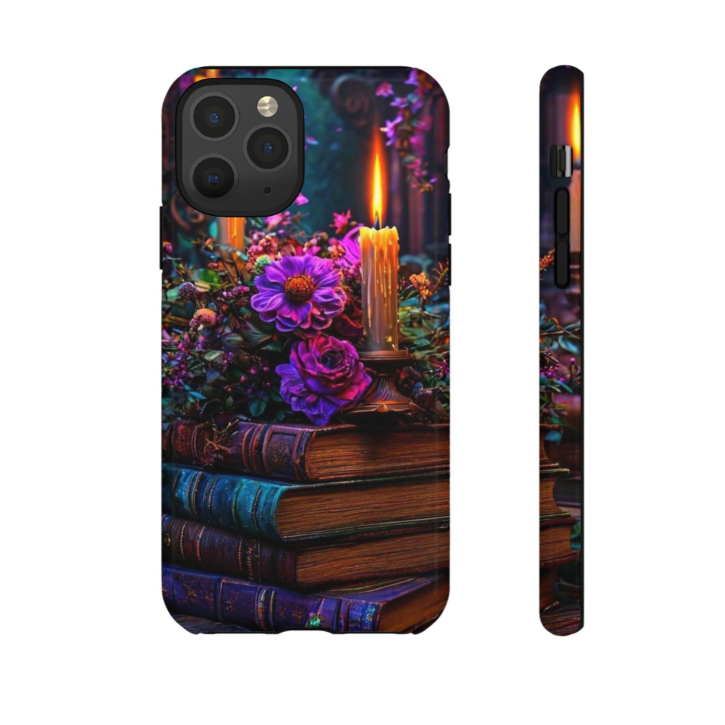 Enchanted Floral Book Phone Case - Stylish Protection for Book Lovers