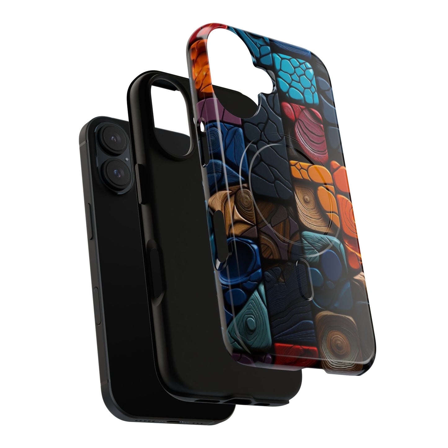 Artistic Tough Magnetic Phone Cases - Unique Design for Trendsetters