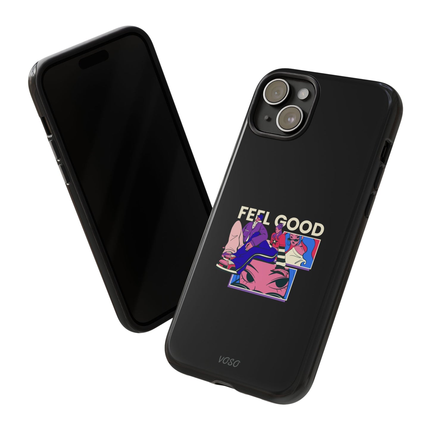 Feel Good Tough Phone Case - Stylish Protection for Trendsetters