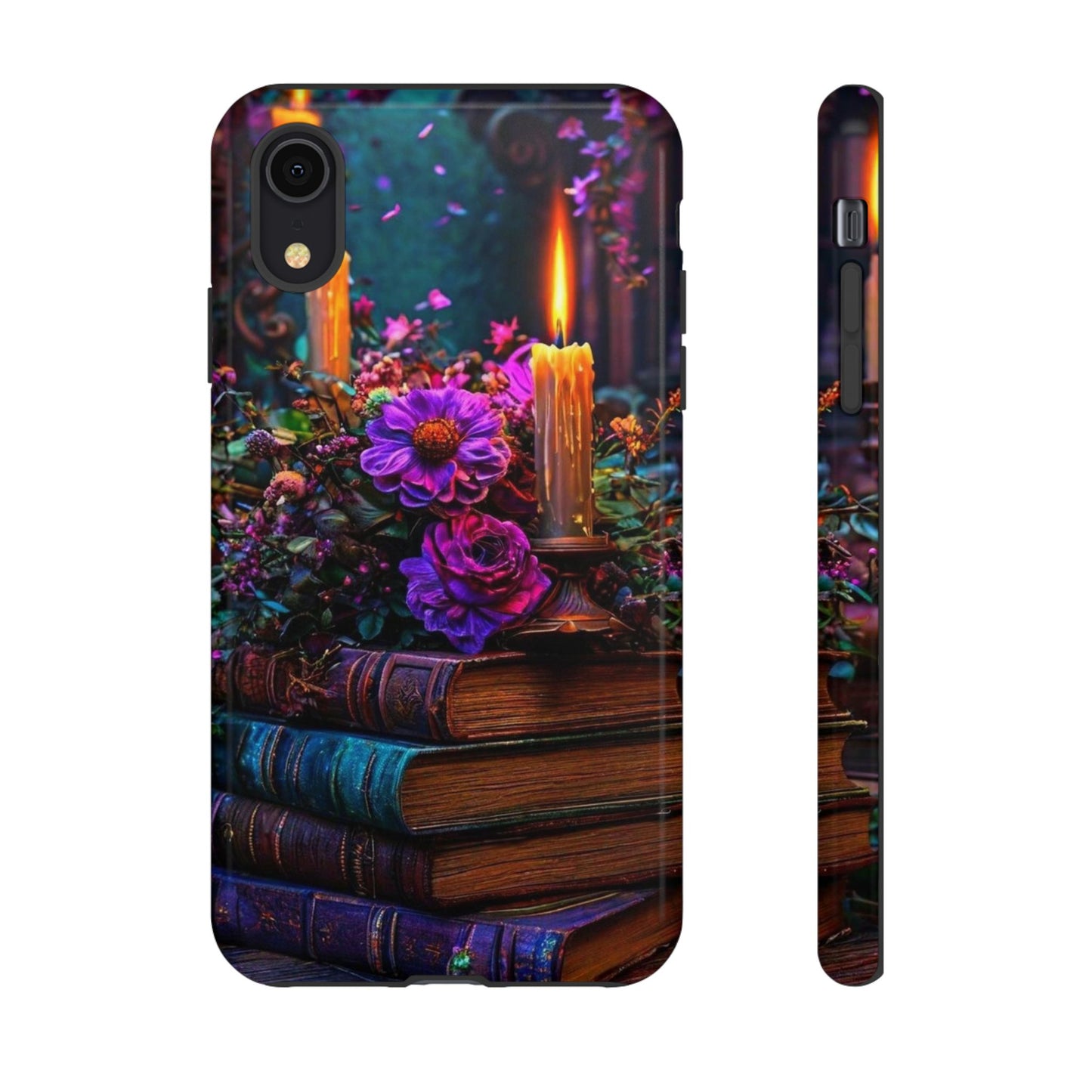 Enchanted Floral Book Phone Case - Stylish Protection for Book Lovers