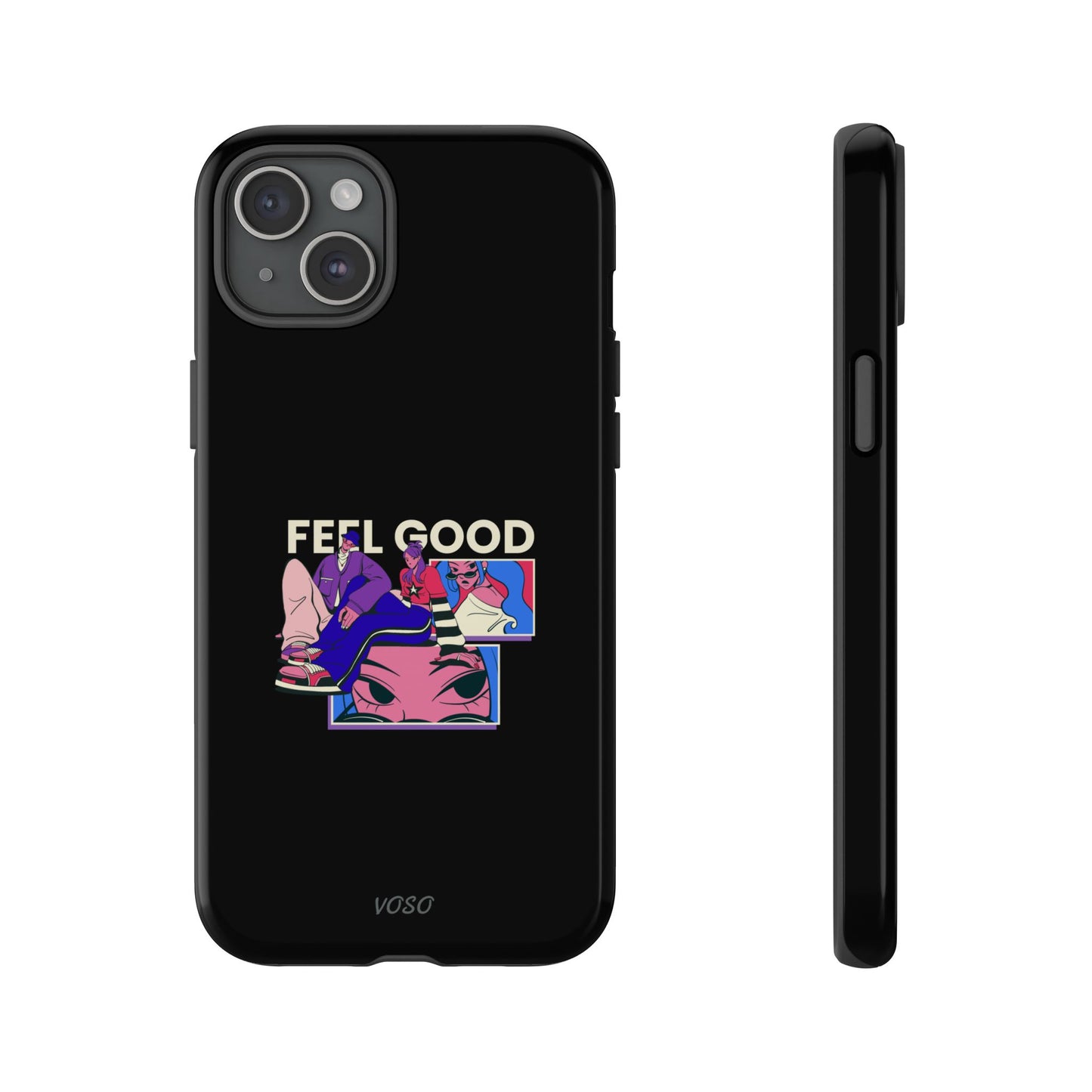 Feel Good Tough Phone Case - Stylish Protection for Trendsetters