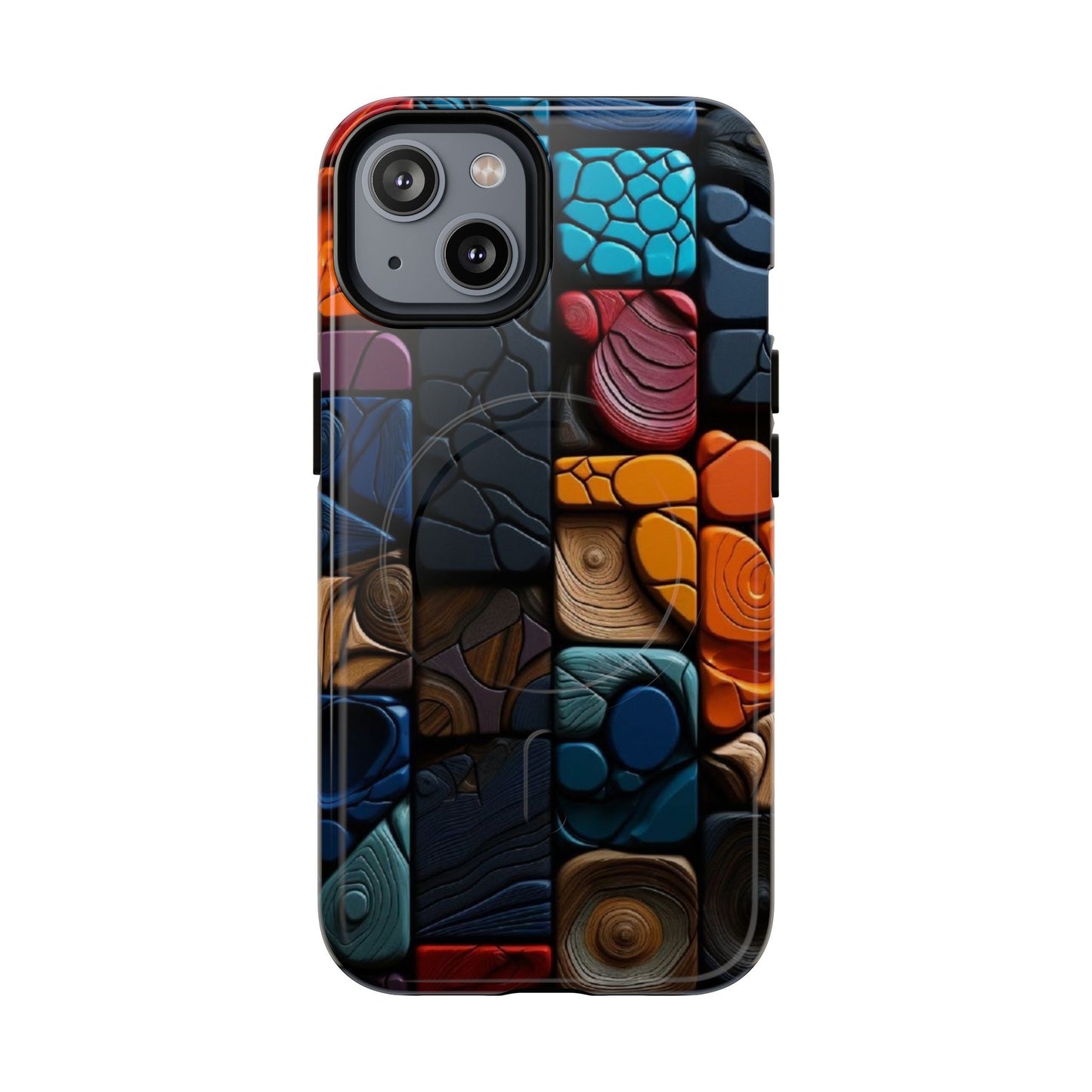 Artistic Tough Magnetic Phone Cases - Unique Design for Trendsetters