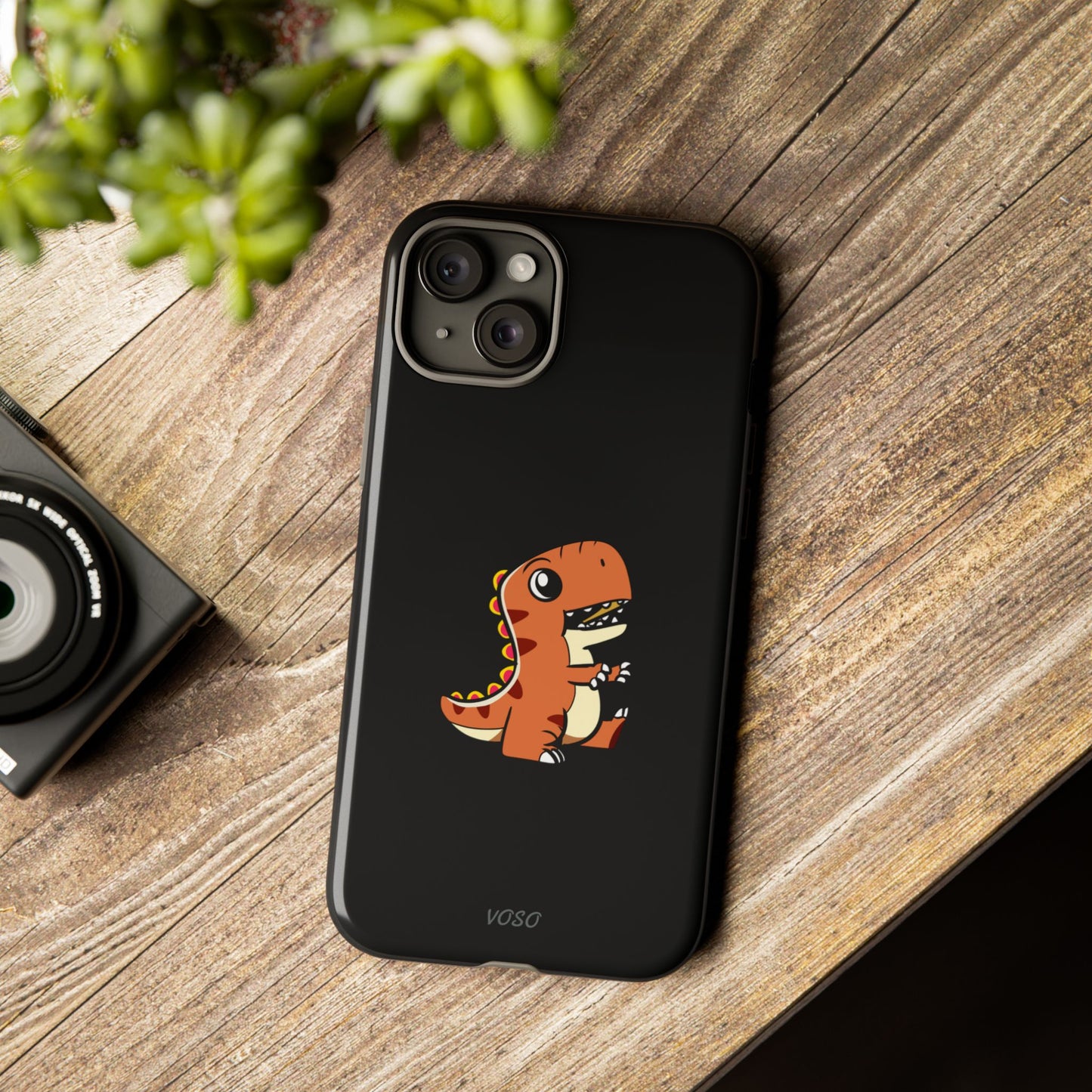 Dinosaur Tough Case for Kids - Rugged Phone Protection with Cute T-Rex Design