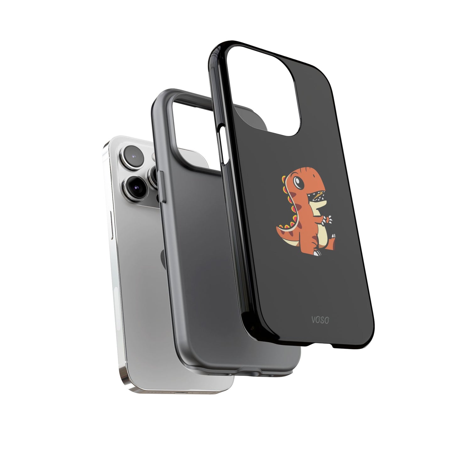 Dinosaur Tough Case for Kids - Rugged Phone Protection with Cute T-Rex Design