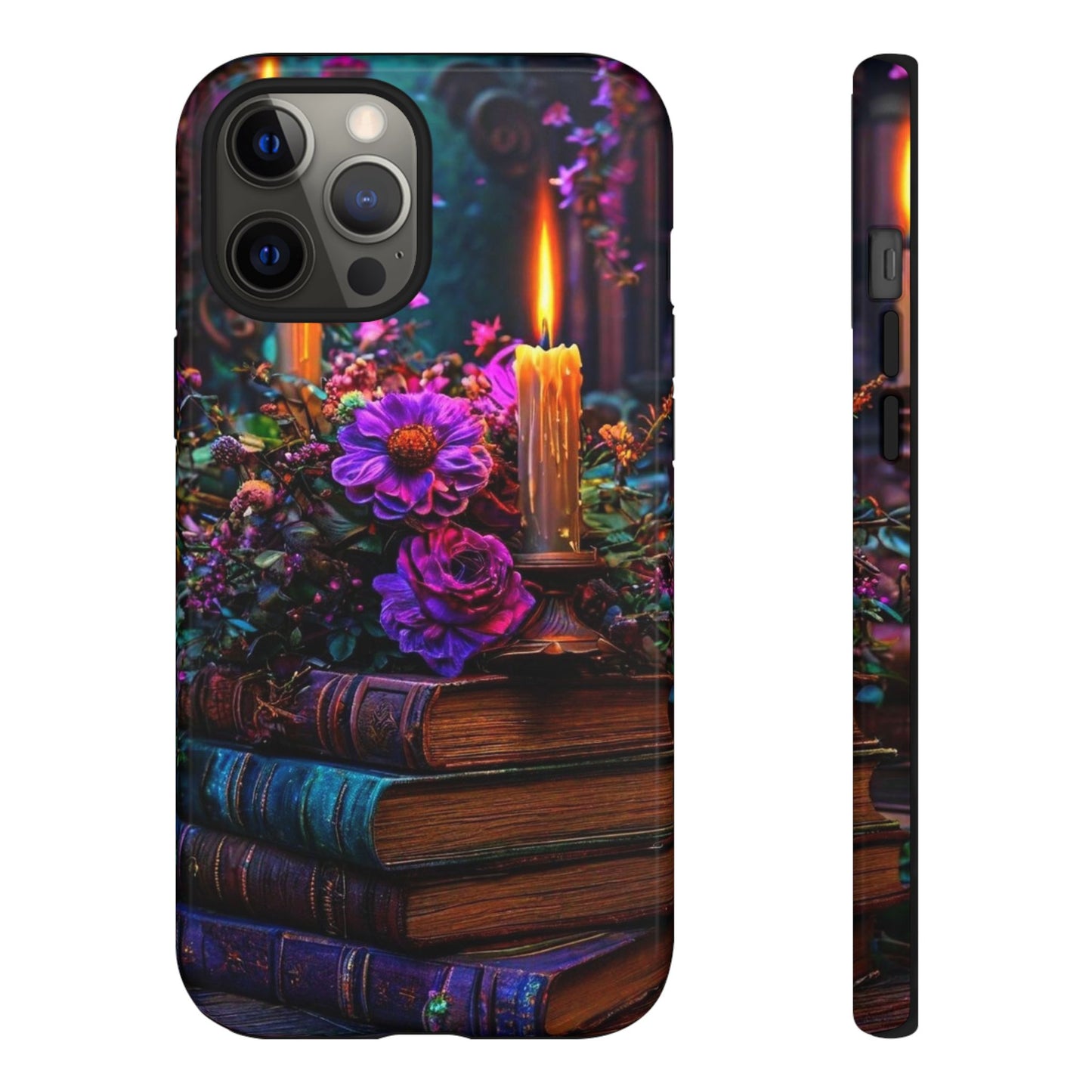 Enchanted Floral Book Phone Case - Stylish Protection for Book Lovers