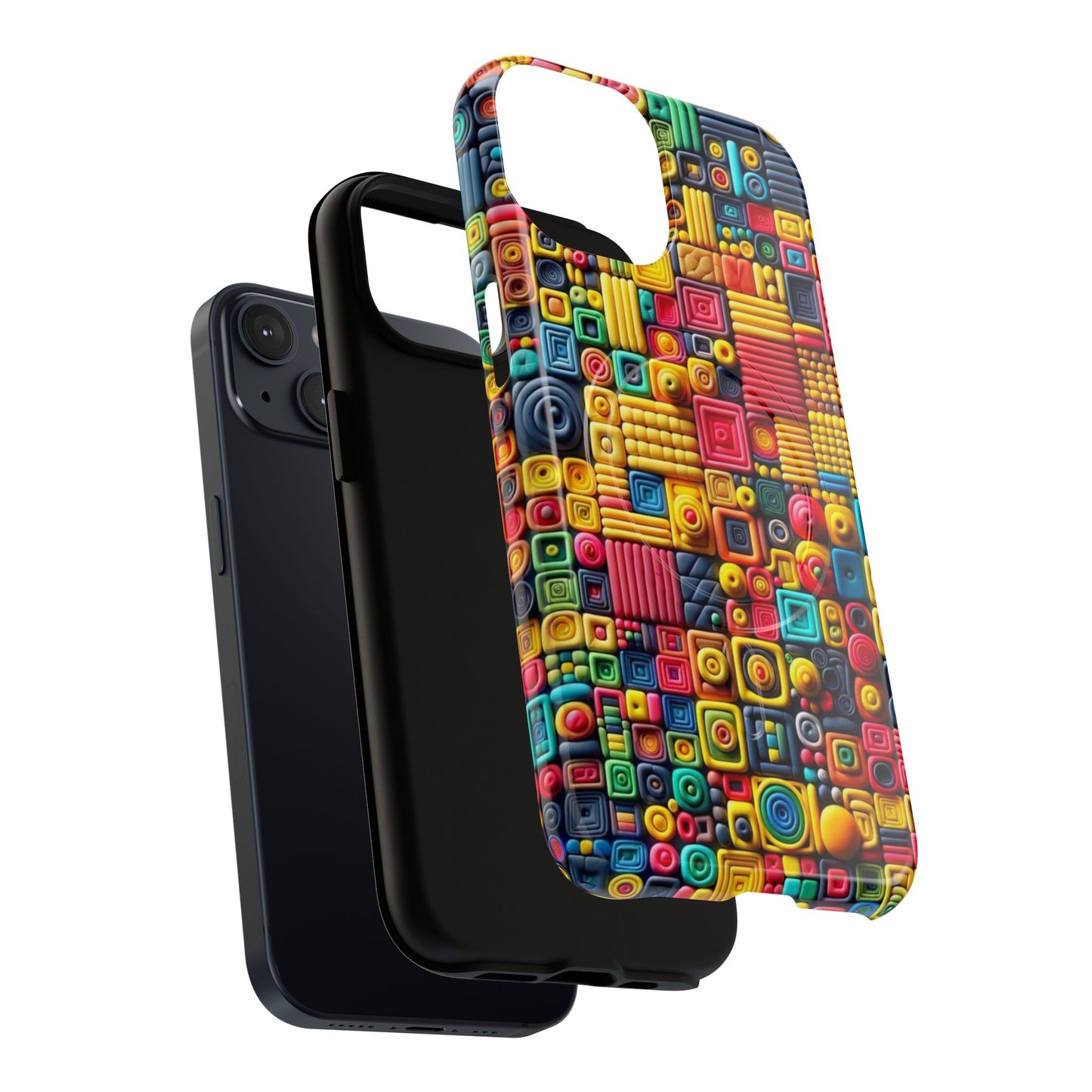 Colorful Tough Magnetic Phone Case - Vibrant & Durable Design