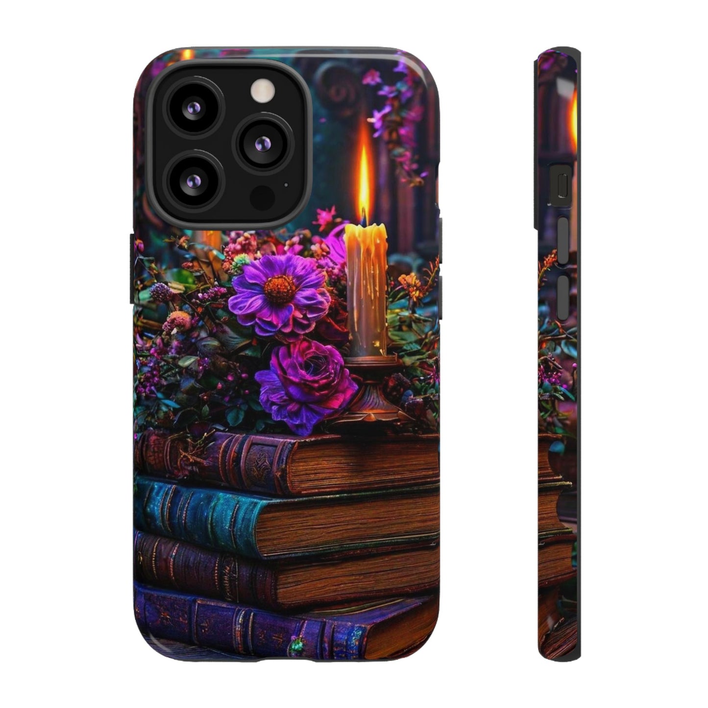 Enchanted Floral Book Phone Case - Stylish Protection for Book Lovers