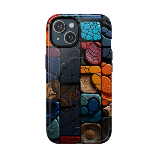 Artistic Tough Magnetic Phone Cases - Unique Design for Trendsetters