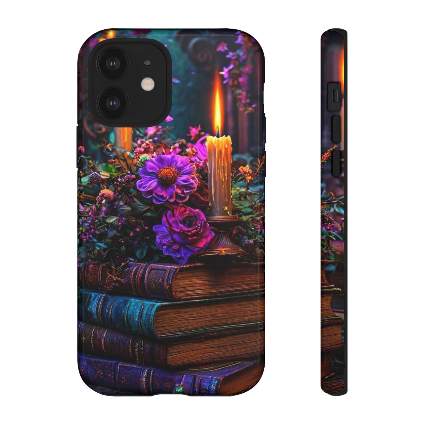 Enchanted Floral Book Phone Case - Stylish Protection for Book Lovers